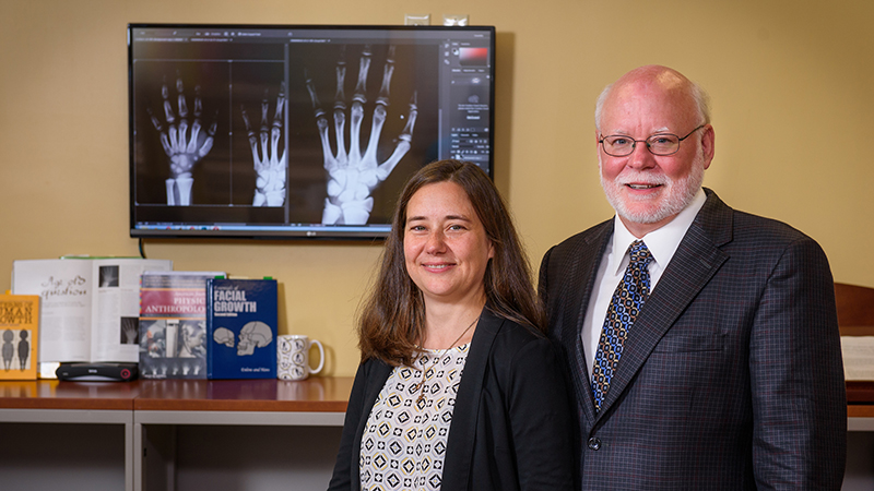 Dana Duren, PhD, Director of Orthopaedic Research and Dr. Sherwood, Richard J.