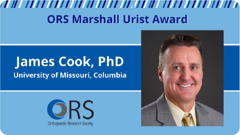 Slide - Dr. Cook Selected as Recipient of Prestigious ORS Award