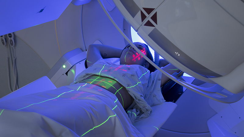 patient in body scanner