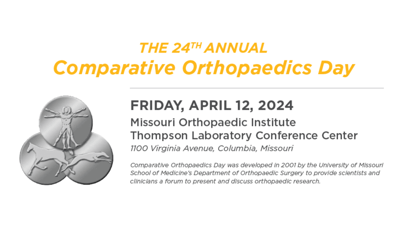 Annual Comparative Orthopaedics Day graphic