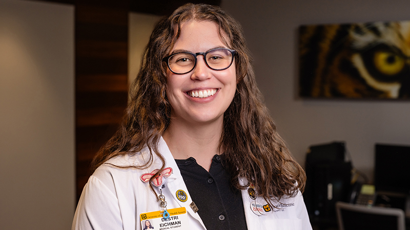 Destri Eichman, fourth-year medical student