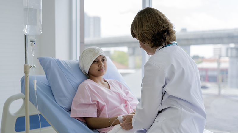 doctor with pediatric patient