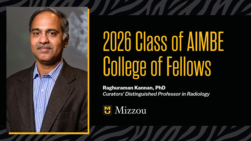 Raghuraman Kannan, PhD, Professor in the Department of Radiology 