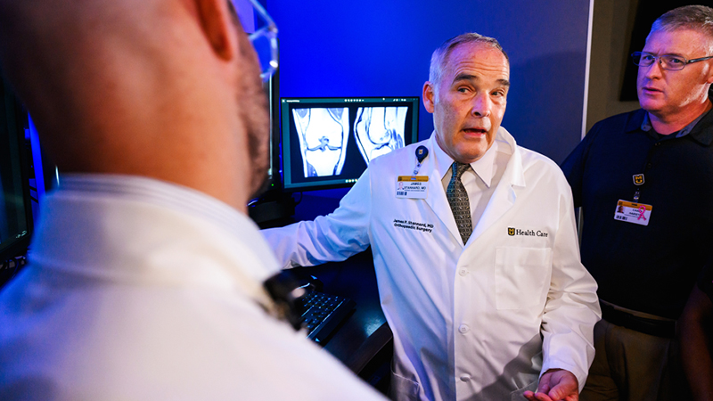 James Stannard, chair of orthopaedic surgery 
