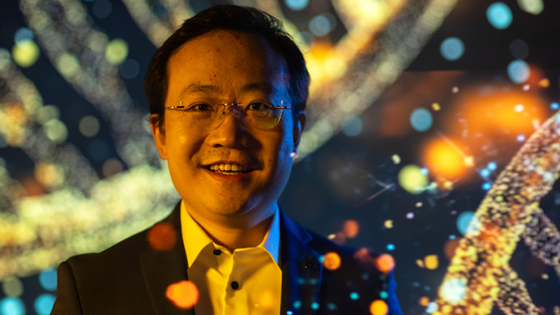 Dunpeng Cai, an assistant professor in the School of Medicine,