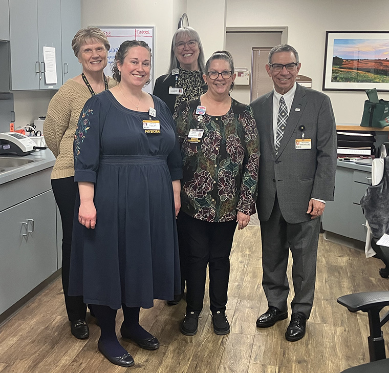 Dr. Barohn meets Dr. Cook and team