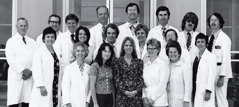  Faculty, staff and residents from 1975 as Mizzou launched its new Department of Family and Community Medicine