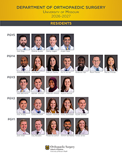 Department of Orthopaedic Surgery 2026-2027