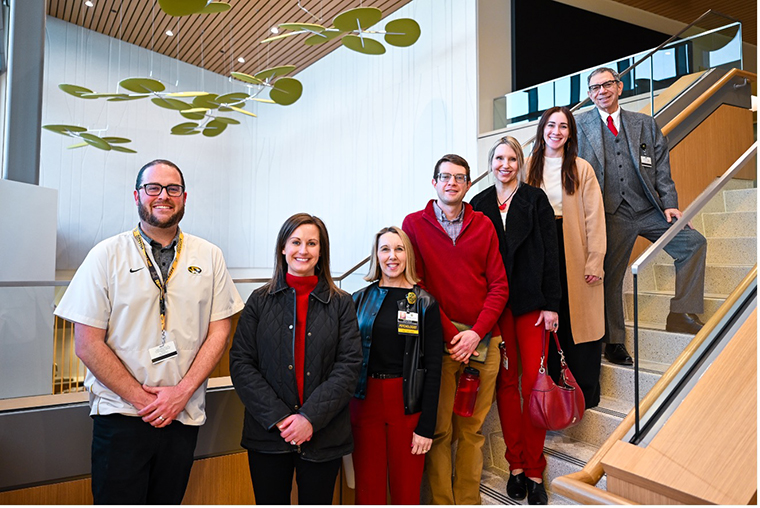 New Thompson Center for Autism and Neurodevelopment tour group