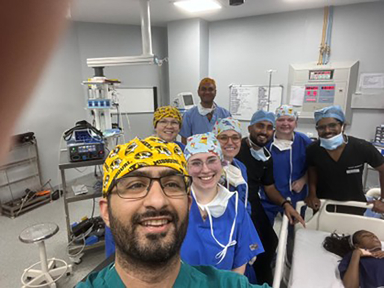 Neel Thakkar, MD on a medical mission to India