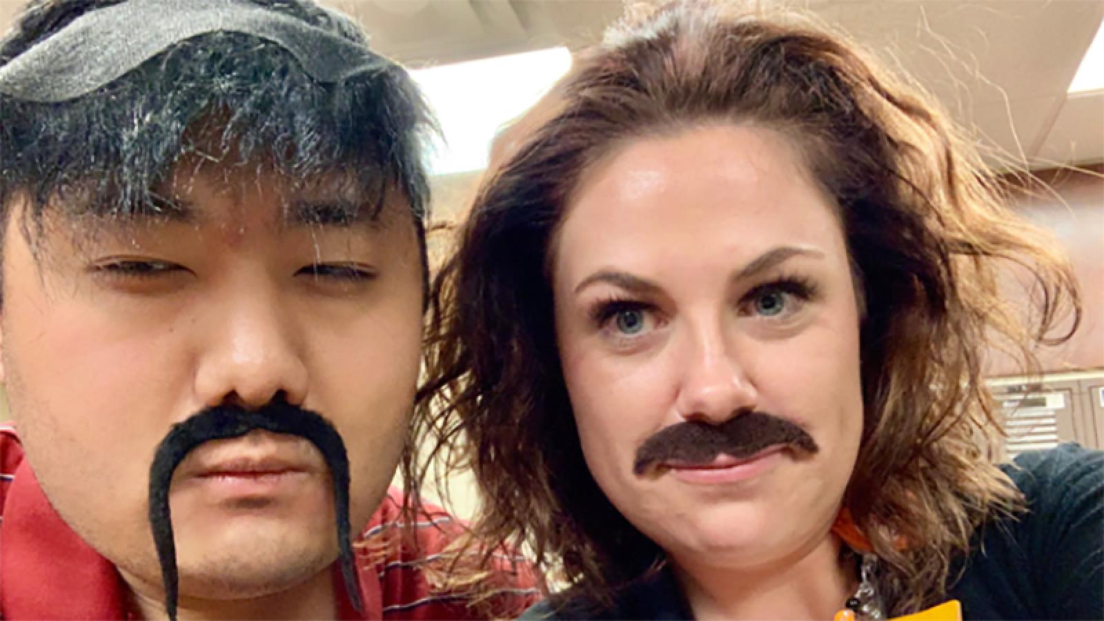 Psychiatry costume moustache