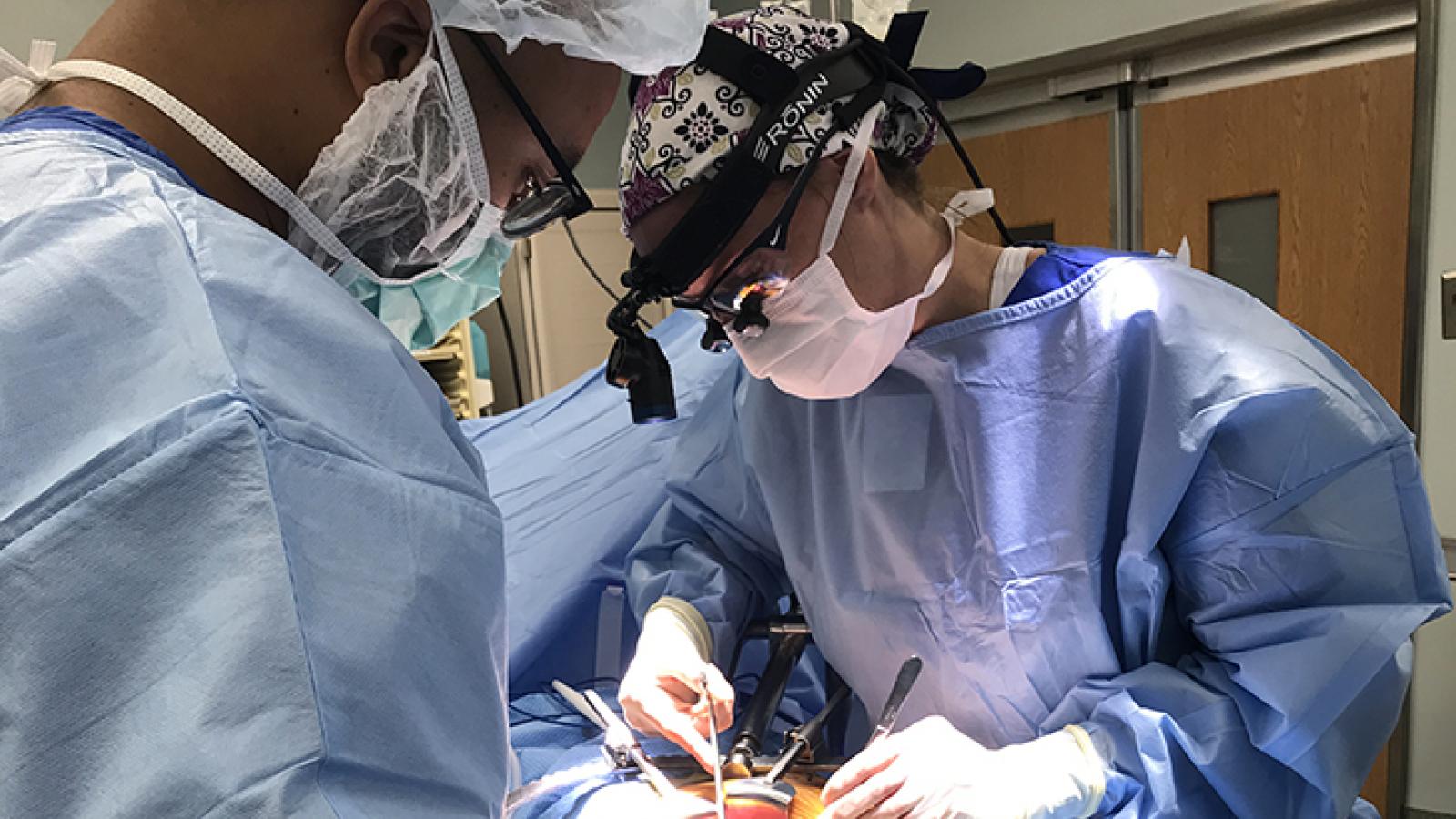 Urology Residents in OR