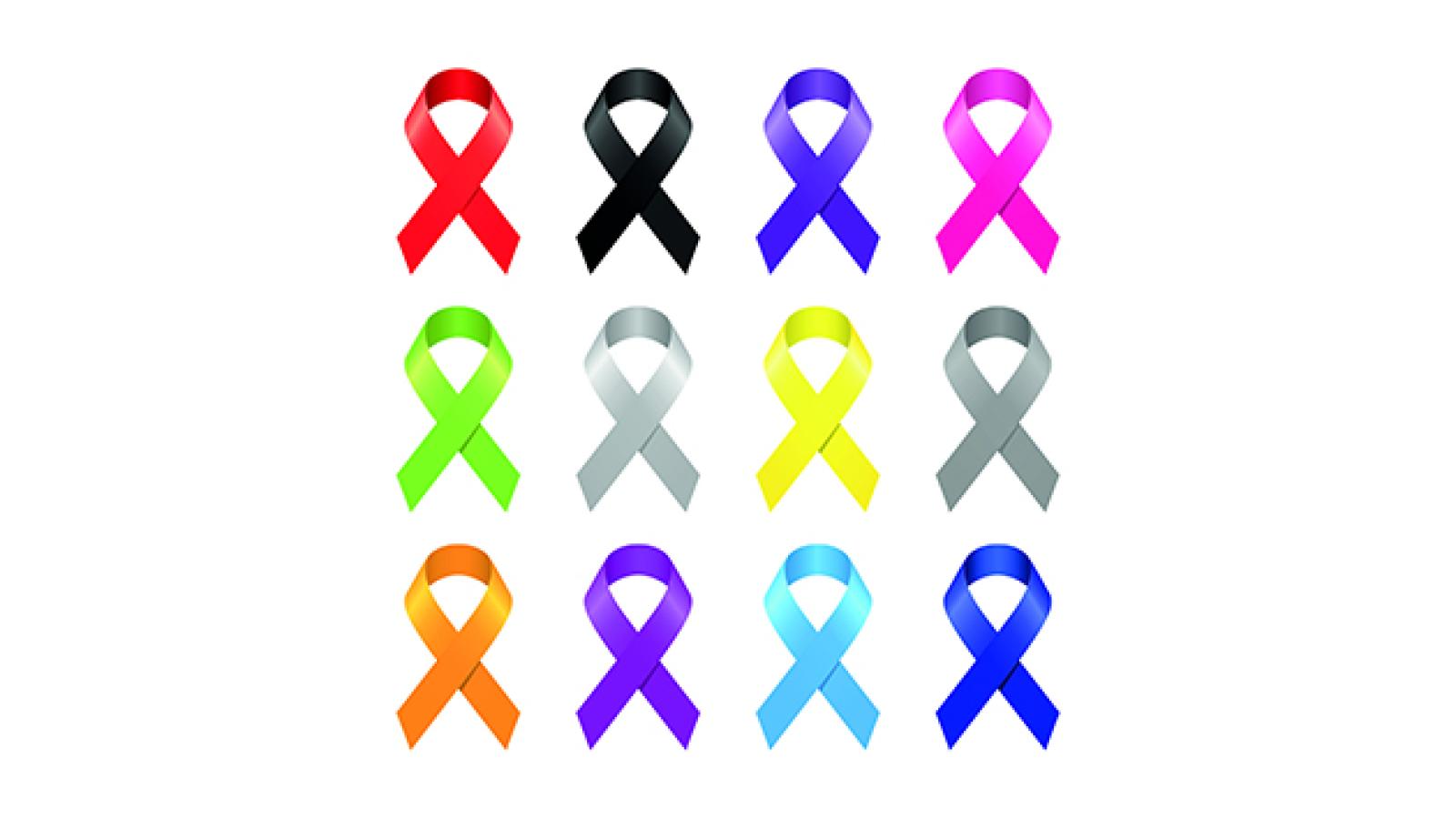 cancer ribbons illustration