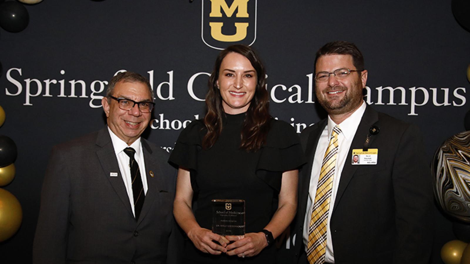 Obstetrics and Gynecology Preceptor of the Year. Dr. Molly Greenwade.