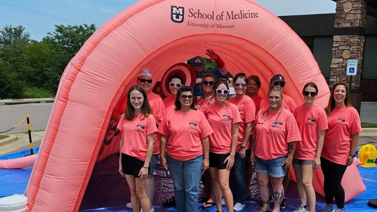 MPICCS Inflatable Colon at first event, Central Ozarks Medical Center - Kidapalooza.