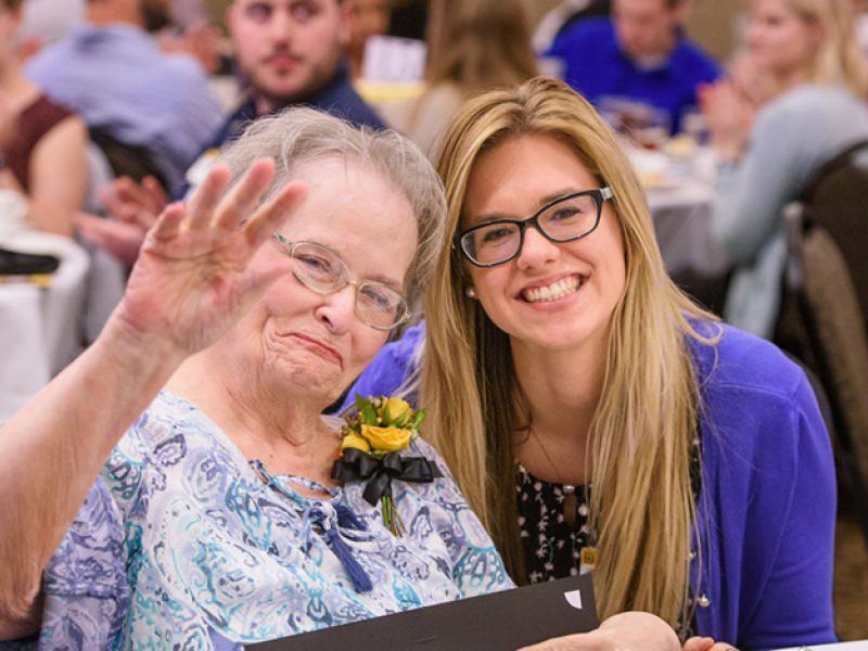 School of Medicine legacy teacher and student 