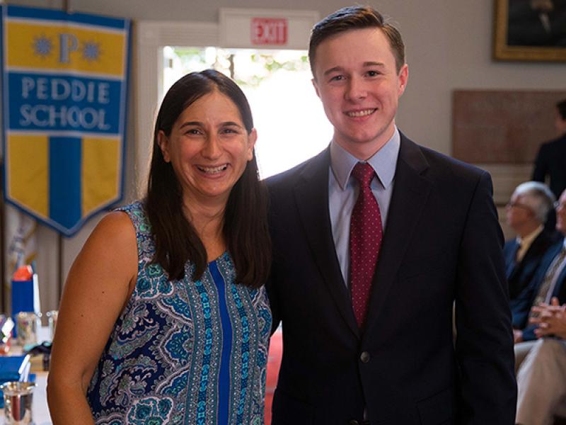 Evan Bradley, TLRO Intern, Receives Award
