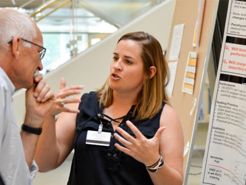 Bree Baker, a postdoctoral fellow on the Skeletal Morphology Team