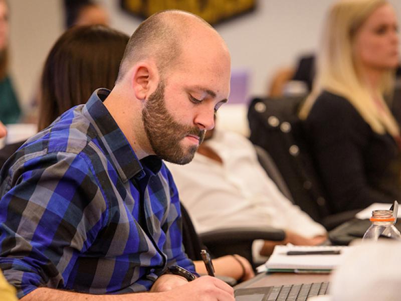 HMI student in class