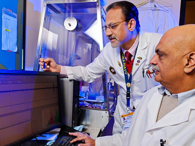 Mahesh Thakkar, PhD, and Pradeep K. Sahota, MD.