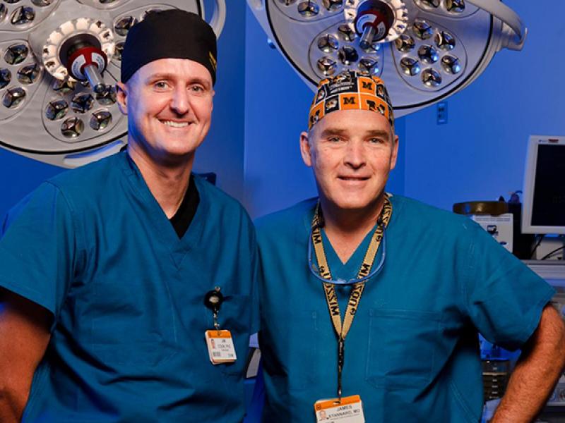 Dr. James Stannard and Dr. James Cook