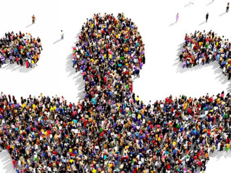 Photo of people to show population health concept.