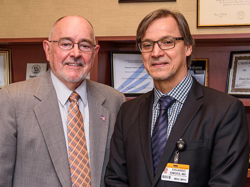 Photo of Stuart Wesbury and Eduardo Simoes.