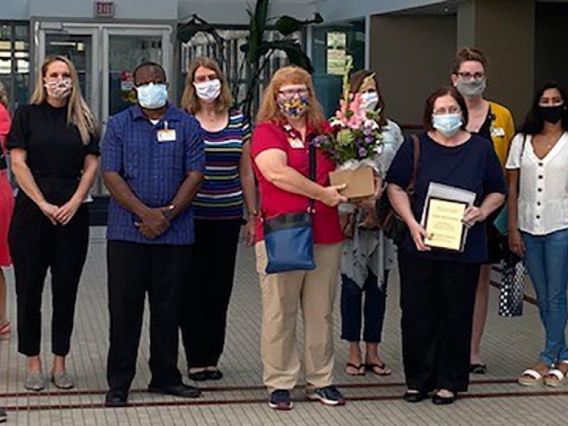 School of Medicine Advancement office group