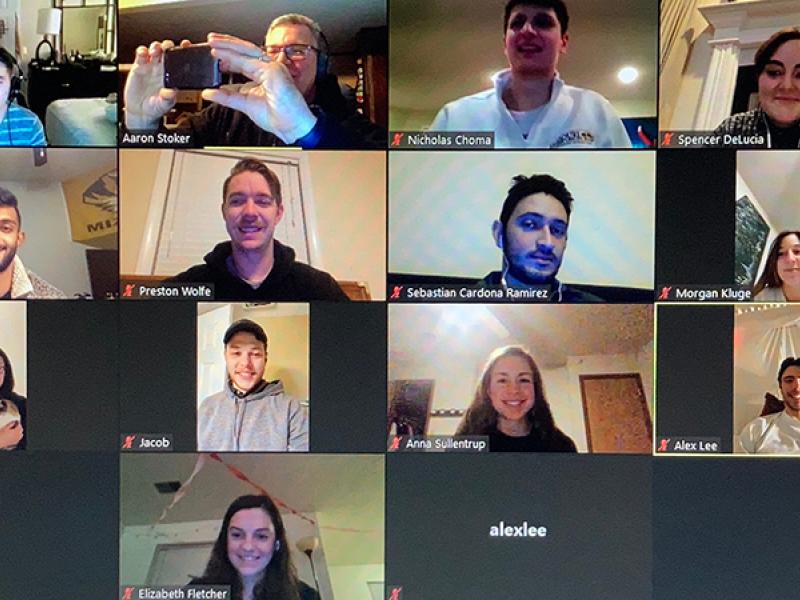 Zoom screenshot virtual Orthopaedic Research Society’s 2021 Annual Meeting