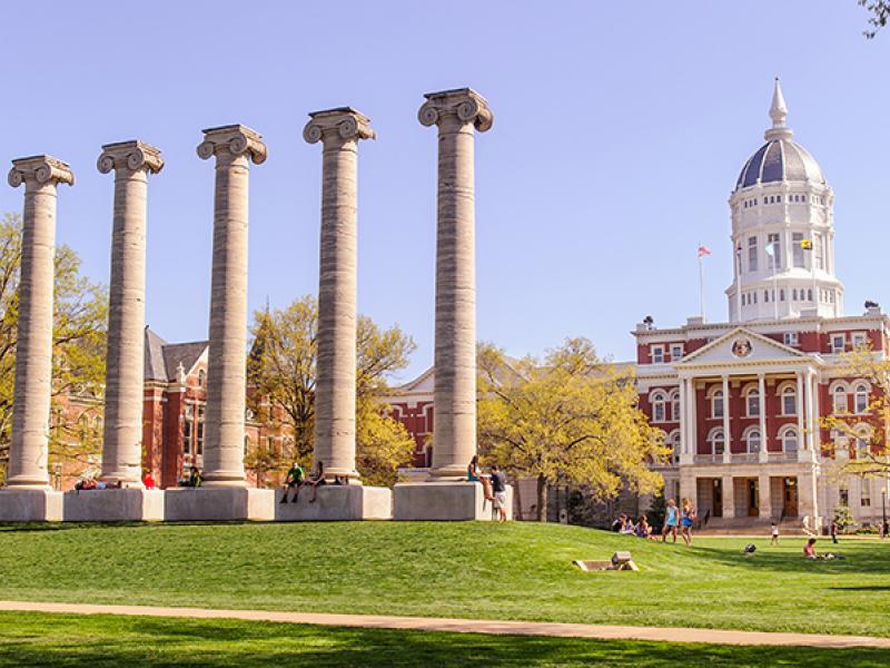 Mizzou Campus Columns