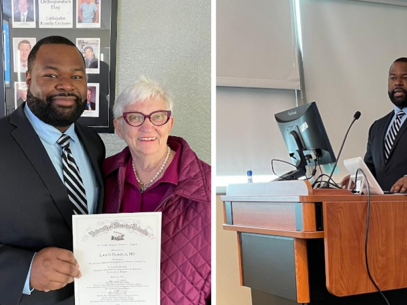 Dr. Lasun Oladeji, Year 2 Resident Physician and PhD candidate