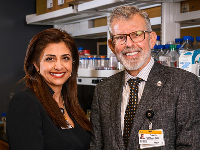 Leila Kheirandish-Gozal, MD and David Gozal, MD