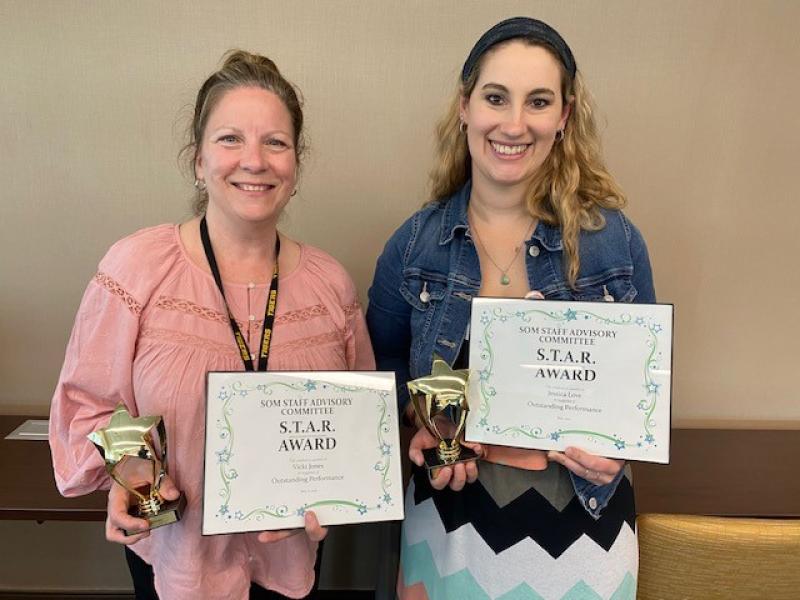 Jessica Love and Vicki Jones