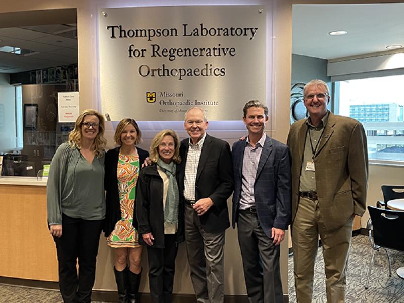 From Left to Right - Bruna Thompson, Emily Krout, Nancy Thompson, Bill Thompson, Bill Thompson III