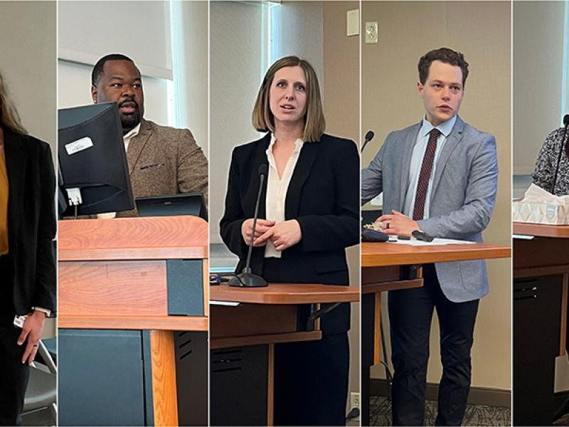 Kylee Rucinski, Josephine Luk, Jake Kramer, and Lasun Oladeji all earned their PhDs with their successful defenses.