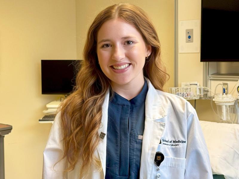 Molly Jones, a Mizzou medical student