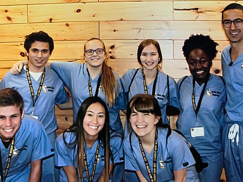 M2 classmates at Mizzou School of Medicine