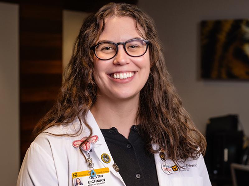 Destri Eichman, fourth-year medical student