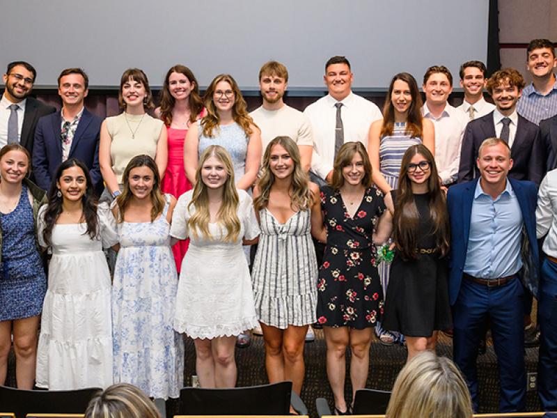 AOA Honor Medical Society inductees