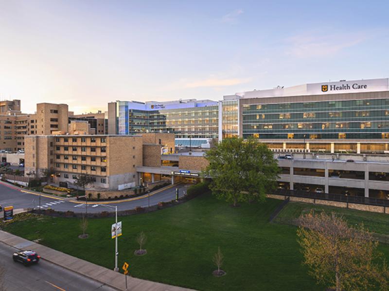 MU Health Care aerial view