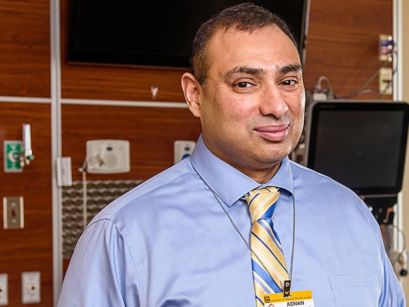 Adnan Qureshi, professor of clinical neurology at the University of Missouri School of Medicine