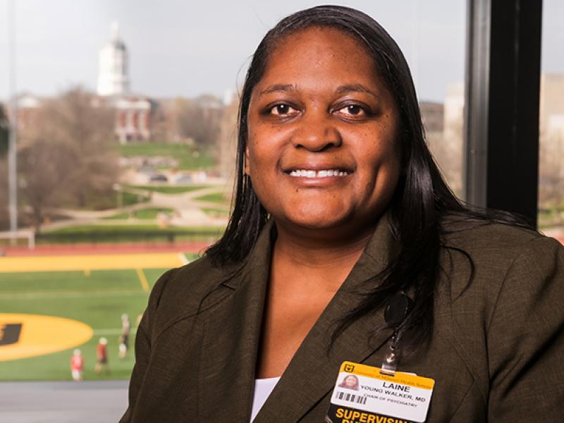 Laine Young-Walker, MD, chair of the University of Missouri School of Medicine Department of Psychiatry