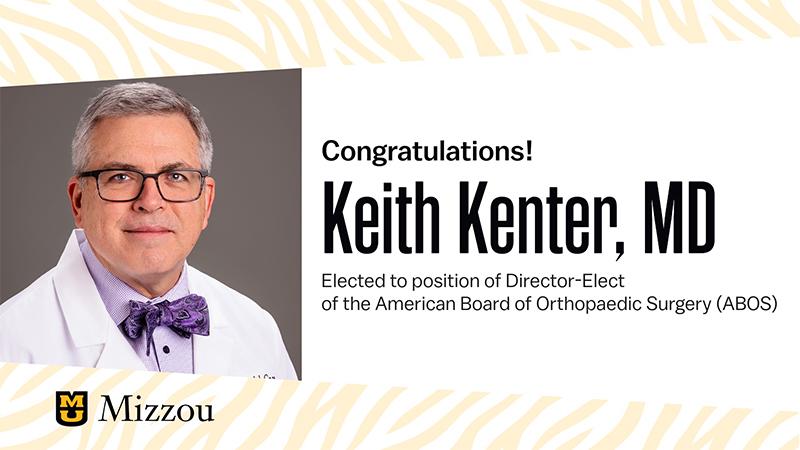 MU’s Dr. Keith Kenter